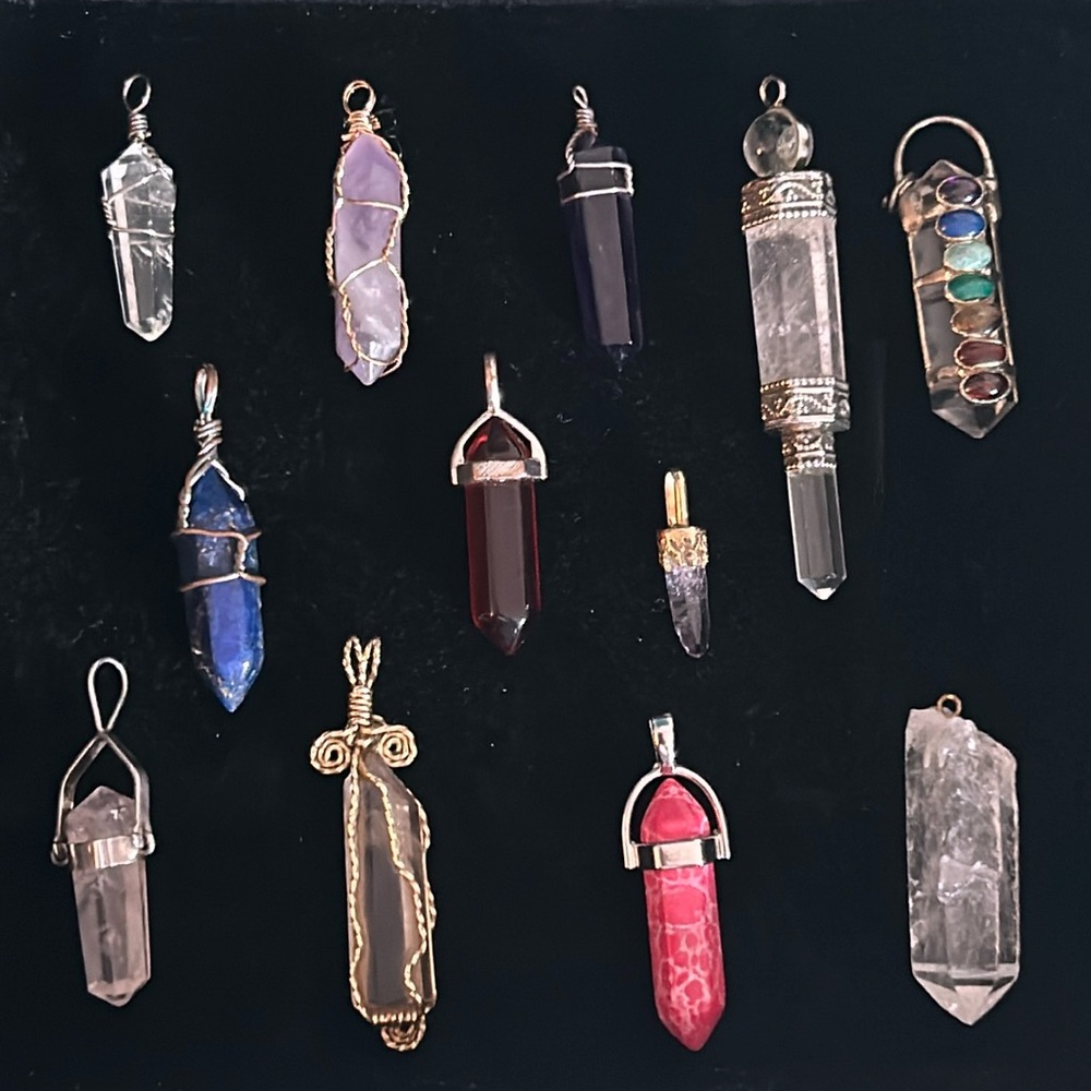 Collection 12 Piece Multiple Gemstone Hexagon Fre… - image 1